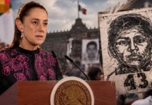 SHEINBAUM CONFIRMA QUE PADRES DE LOS 43 NO FUERON CONVOCADOS AL INFORME SOBRE AYOTZINAPA