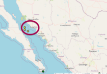 Tres temblores frente a las costas de Guaymas