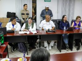 Coordinan acciones de salud en Guaymas tras afectaciones por huracán Polo