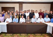 Dialoga Lorenia Valles con el Consejo Sindical y Social de Sonora