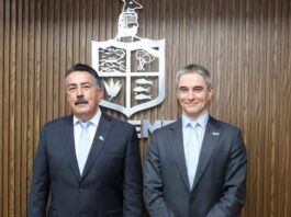 Fortalecen diálogo y cooperación javier Lamarque y cónsul general de Estados Unidos