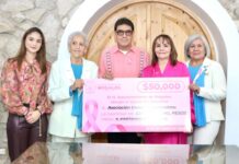 Inicia colecta contra el cáncer en Nogales; Ayuntamiento aporta 50 mil pesos