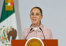 Pide Sheinbaum al embajador de EU, Ronald Johnson, y al gobernador de Querétaro, Mauricio Kuri, cumplir las leyes