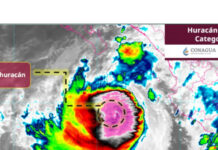 Huracán Rachel se intensifica a categoría 2