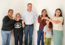 Beneficia Toño Astiazarán a familias de El Ranchito con cuartos adicionales en su vivienda