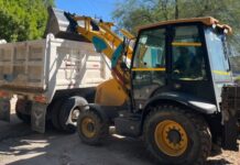 Mantienen limpieza de canales y arroyos en temporada de lluvias