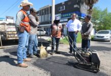 Aumenta Toño Astiazarán número de cuadrillas para ampliar bacheo en la ciudad