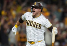 Gavin Sheets pega jonrón y Padres barren a Cachorros en serie de comodines