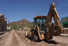 Registra 45 por ciento de avance la pavimentación de la calle 31 en la colonia Golondrinas