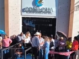 Pobladores de buena vista se manifiestan una vez más en las instalaciones de la conagua en Obregón